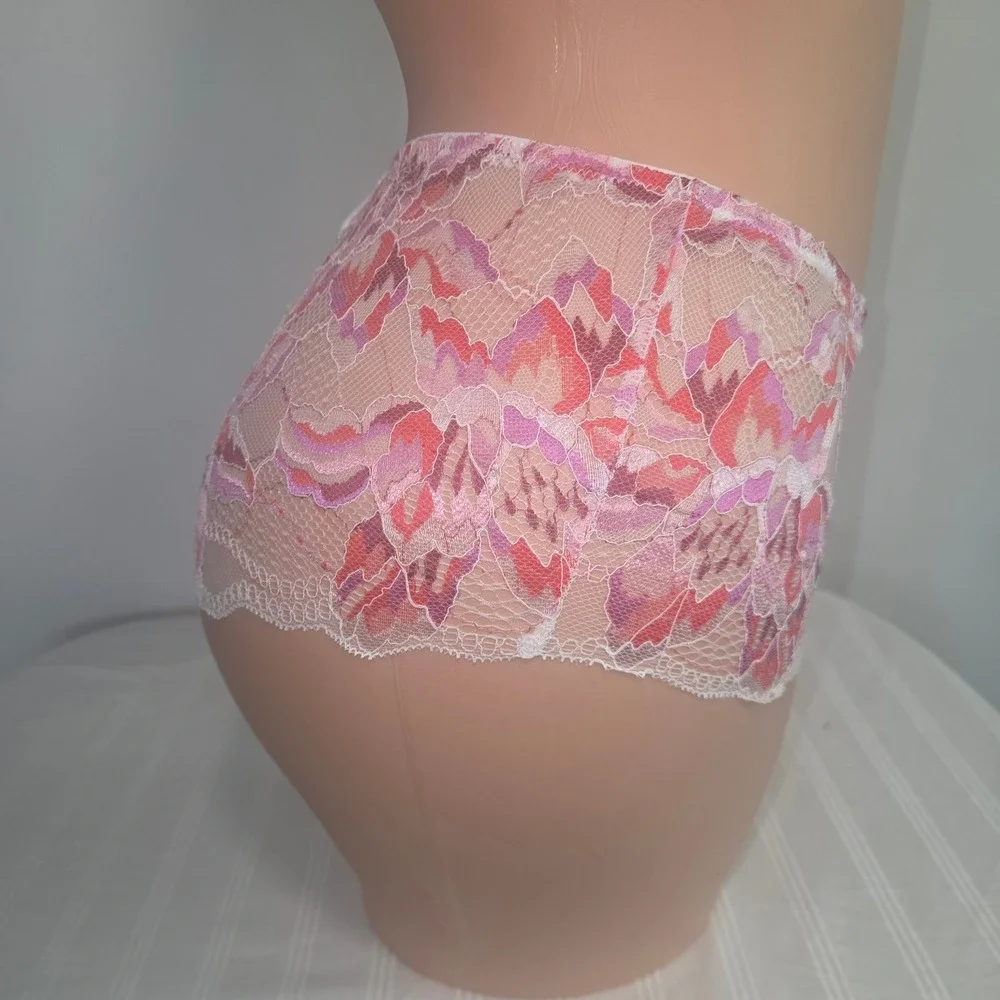 Cosabella Paradiso V Hipster Panty High Waist Lace Cheeky Lingerie Medium